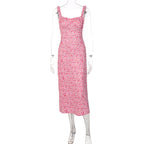Damen Maxikleid mit verspieltem Muster R&B