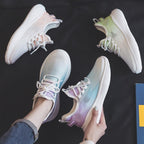 Damen Atmungsaktive Fitness Sneakers mit flexibler Laufsohle und innovativer Dämpfungstechnologie R&B