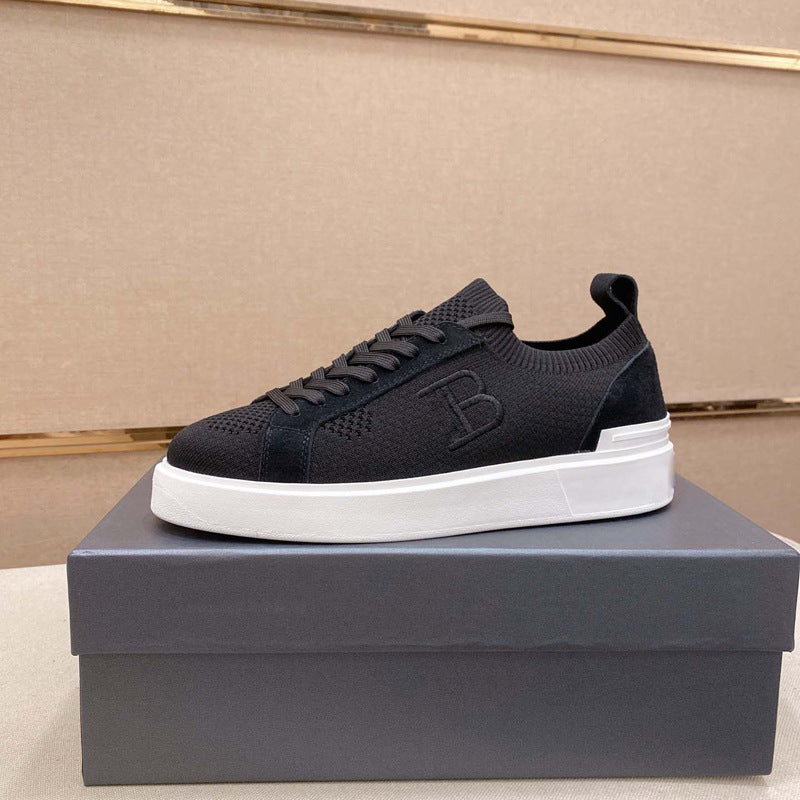 Damen Leichte Komfort Sneakers mit atmungsaktiver Strickoberfläche und flexibler Sohle R&B