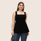 Damen Freizeitkleid mit taillierten Details und schwingendem Rock R&B