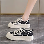Damen Sportliche Sneaker mit modischen Netzelementen