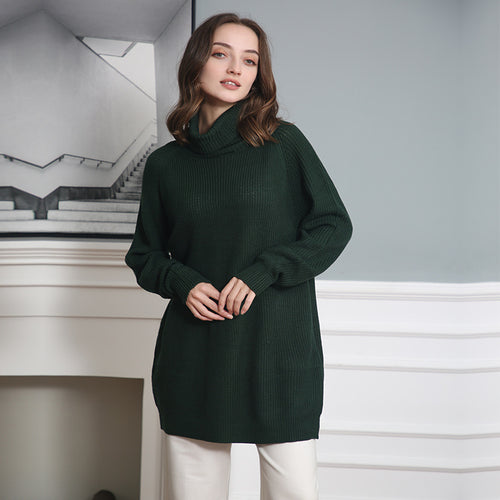 Damen Kuscheliger Rollkragenpullover aus weichem Strick R&B