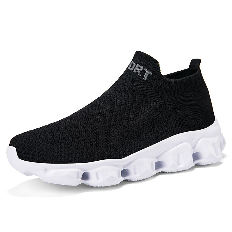 Unisex nan nahtloser Strick-Slip-On mit sockenähnlichem Schaft und skulpturierter Dämpfungssohle R&B