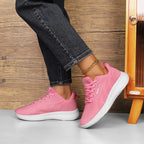 Damen Sportliche Lifestyle Sneakers aus atmungsaktivem Mesh mit dämpfender Sohle
