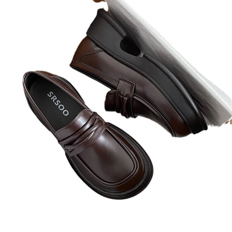 Damen Elegante Leder-Loafers mit klassischem Design und bequemer Sohle R&B