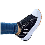 Damen modische Plateau-Sneaker mit erhöhtem Komfort und trendigem Design R&B