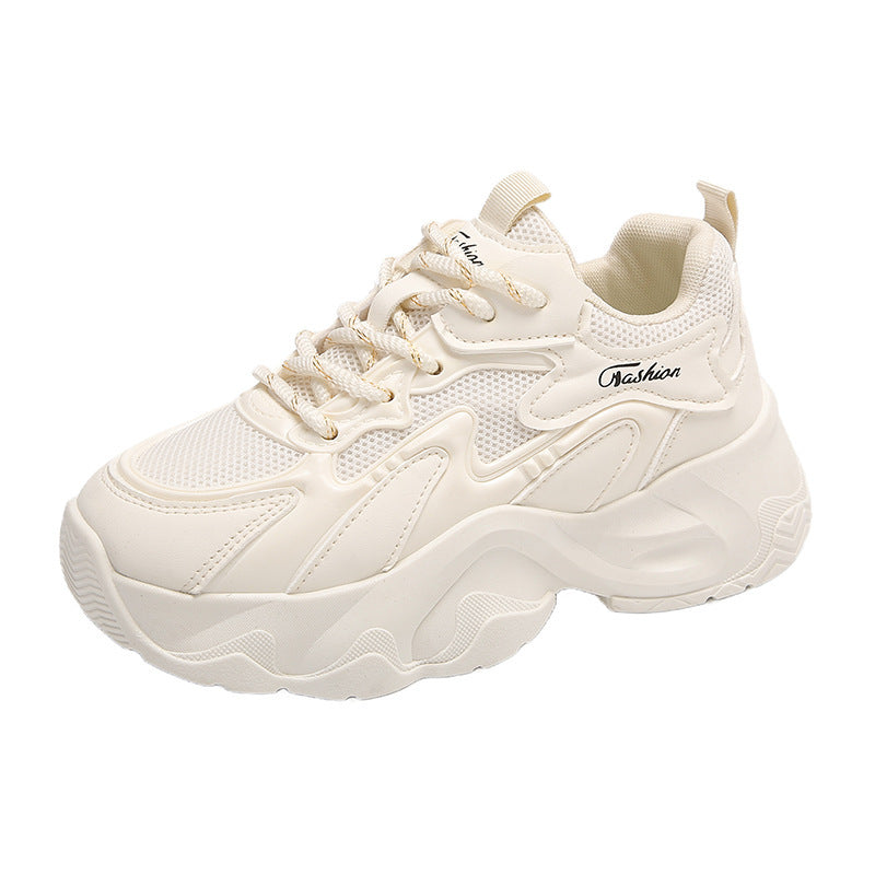 Damen Sportliche Chunky Sneakers mit atmungsaktivem Obermaterial und stabiler Sohle R&B