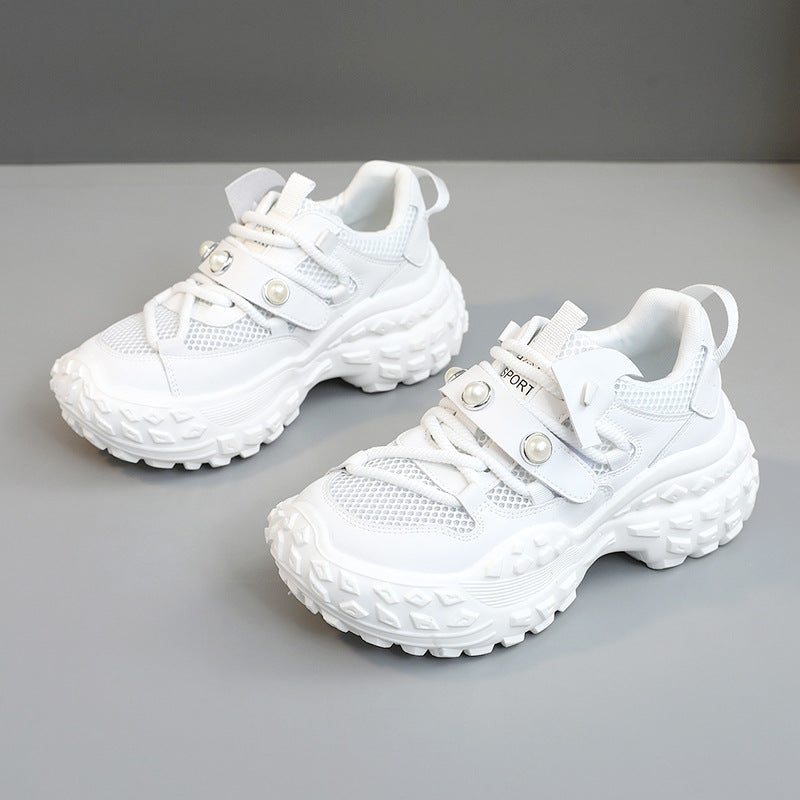 Damen Sportliche Sneakers mit rutschfester Laufsohle und atmungsaktivem Obermaterial R&B
