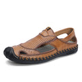 Herren Atmungsaktive Leder Freizeitschuhe mit rutschfester Sohle R&B