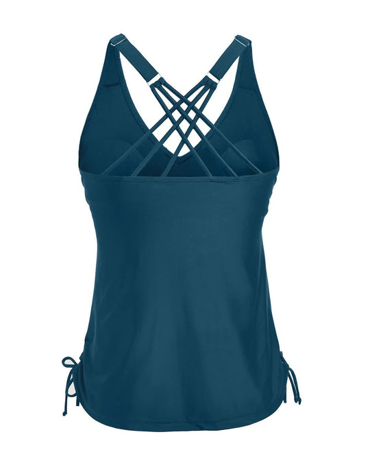 Damen Sportliches Tankini-Oberteil R&B