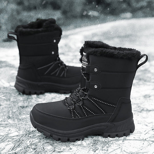 Damen isolierte Winterstiefel mit rutschfester Sohle und kuscheligem Innenfutter R&B