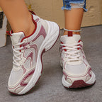 Damen Sportliche Sneakers mit atmungsaktivem Netzdesign und dämpfender Sohle R&B