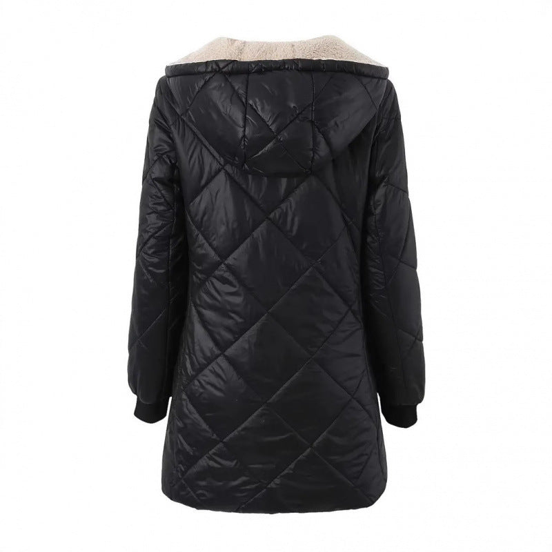 Damen gesteppte Winterjacke R&B