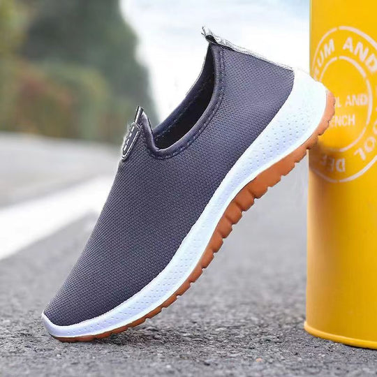 Damen Slip-On Sneakers mit atmungsaktivem Obermaterial und rutschfester Sohle R&B