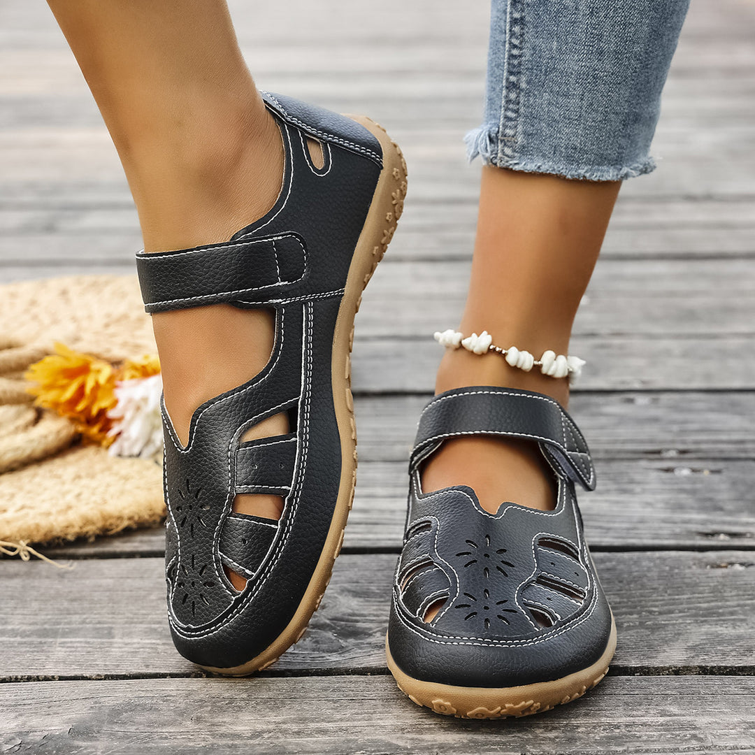 Damen Atmungsaktive Sandalen mit verstellbarem Klettverschluss R&B