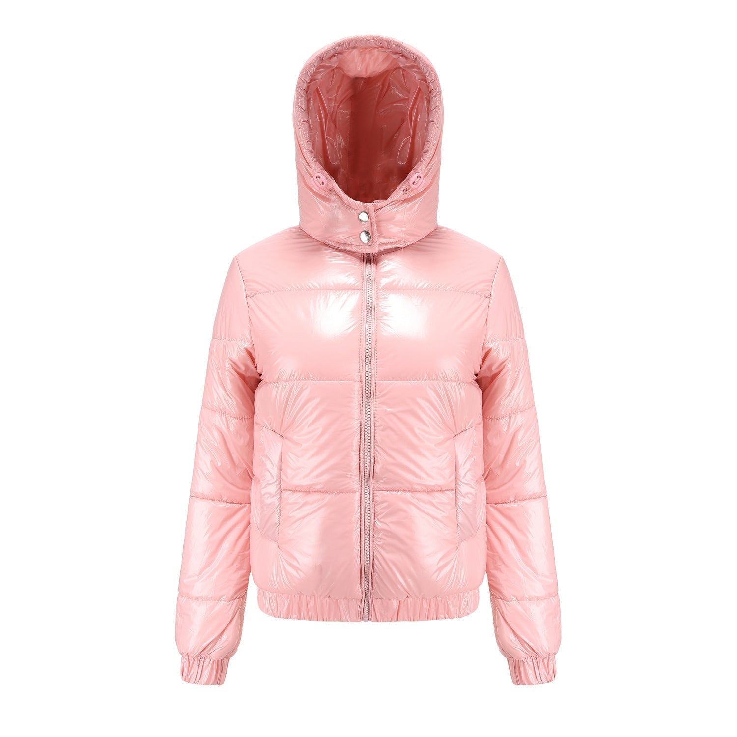 Glänzende Wasserabweisende Thermo Komfort Winterjacke Damen | R&B