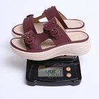 Damen bequeme und stylische Sandalen mit verstellbaren Riemen