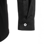 Herren Kreatives Langarmhemd mit asymmetrischem Design R&B