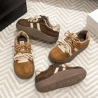 Damen Bequemliche Sneakers mit weichem Innenfutter und modischer Schnürung R&B