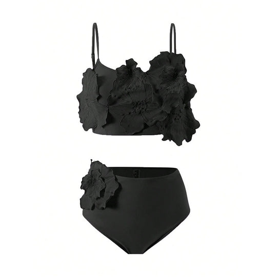 Damen Bikiniset mit floralen Applikationen R&B