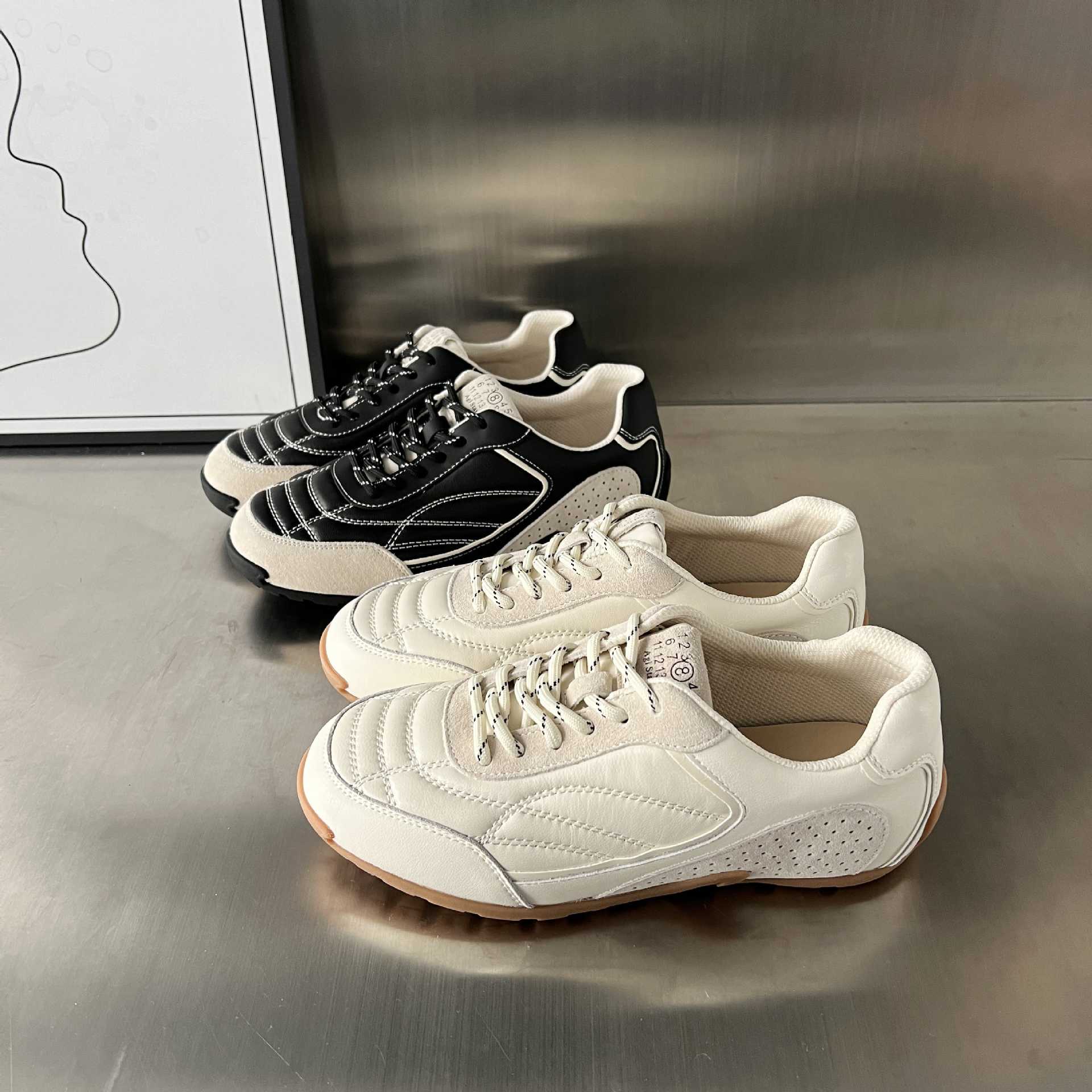 Damen Komfortable Freizeitsneaker mit atmungsaktiver Mesh-Oberfläche und dämpfendem Fußbett R&B