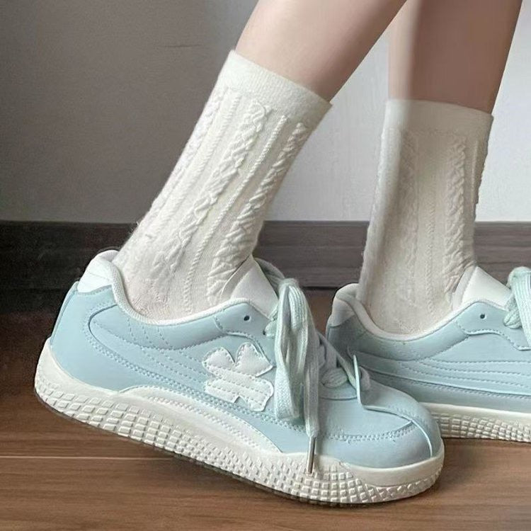 Damen Sportliche Sneakers mit strukturiertem Obermaterial und komfortabler Sohle