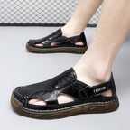Damen Atmungsaktive Leder-Sandalen im modischen Design R&B