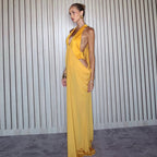 Damen Elegantes Wickelkleid mit tiefem V-Ausschnitt und raffinierten Drapierungen R&B
