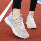 Damen nan niedriger Performance-Sneaker mit dreidimensionalem Mesh, reaktiver EVA-Dämpfung und Zuglasche R&B