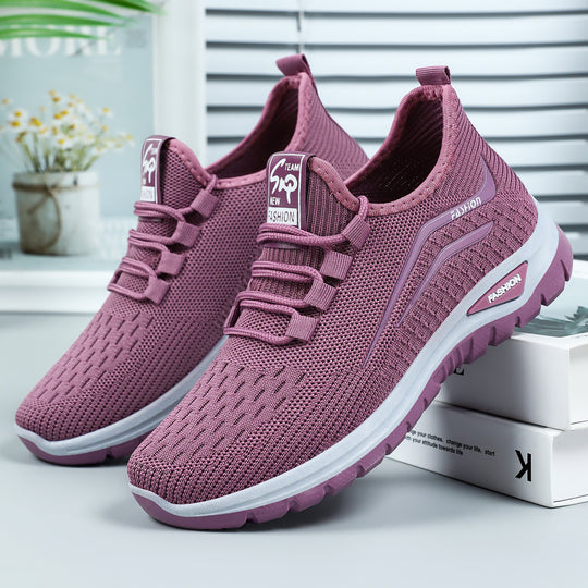 Damen Leichte und atmungsaktive Laufschuhe mit elastischem Schaft R&B