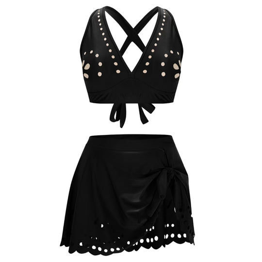 Damen Bikini-Set mit verspieltem Schnitt und eleganten Trägersystem R&B
