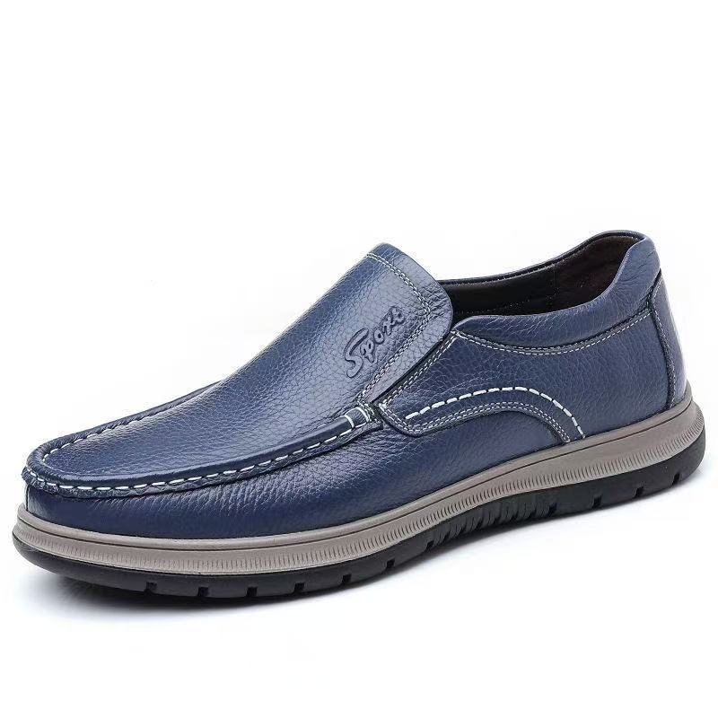 Damen Bequeme Slipper aus hochwertigem Leder mit rutschfester Sohle R&B