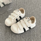 Damen Sneakers mit Velcro-Verschluss und lustigem Tierdesign