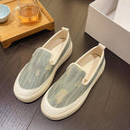 Damen Slip-On Sneaker mit lässigem Denim-Design und elastischem Einstieg R&B