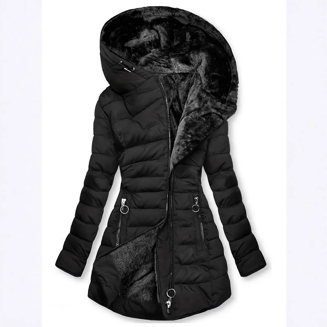 Damen Langzeit-Winterjacke mit weichem Innenfutter R&B