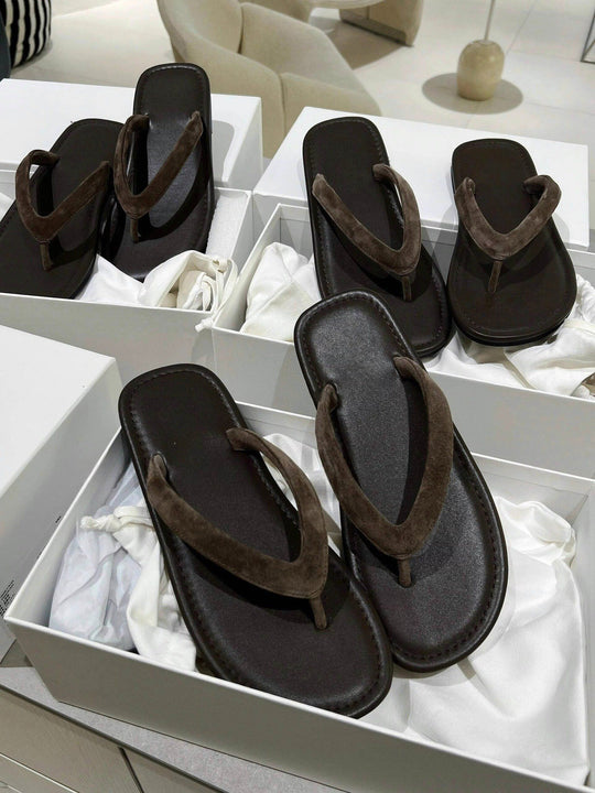 Damen Fußbett Flip-Flops mit rutschfester Sohle und anatomischer Passform R&B