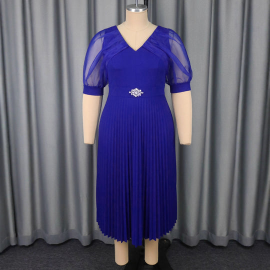 Damen Luftiges Midikleid mit raffinierten Chiffonärmeln R&B