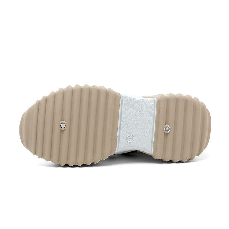 Damen Sportliche Sneaker mit atmungsaktiver Oberflächenstruktur und rutschfester Laufsohle R&B