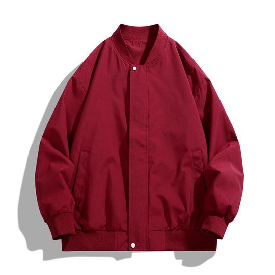 Herren sportliche Übergangsjacke mit hohem Kragen und praktischen Seitentaschen R&B