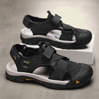 Herren Sportliche Outdoor-Sandalen mit verstellbarem Riemen und rutschfester Sohle