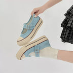 Damen Modische Mary Jane Schuhe mit verstellbarem Riemen und weicher Sohle R&B