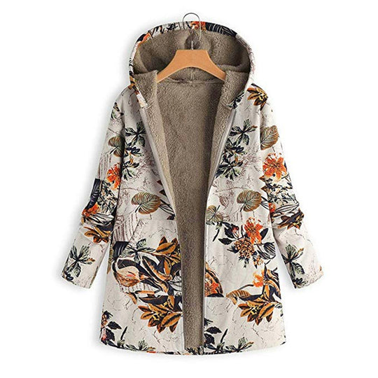 Damen Übergangsjacke mit Blumenmuster R&B