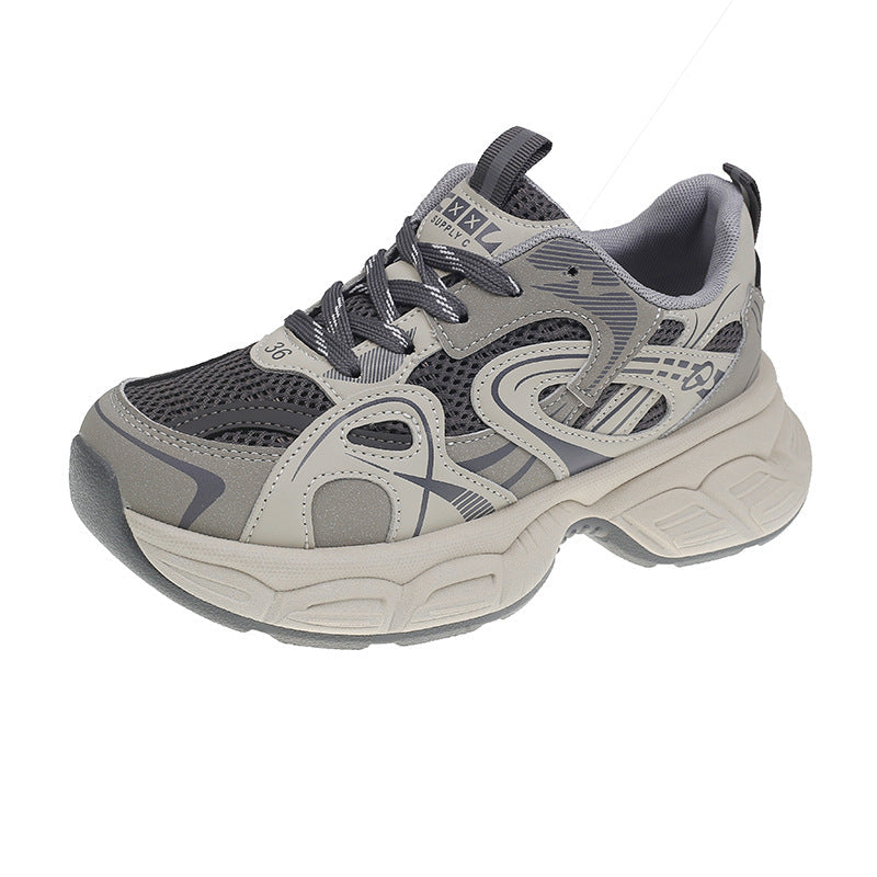 Damen Sportliche Sneakers mit ergonomischer Dämpfung und atmungsaktiven Mesh-Einsätzen R&B