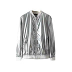 Herren modische Bomberjacke im glänzenden Design R&B