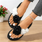 Damen Komfortable Zehentrenner Sandalen R&B