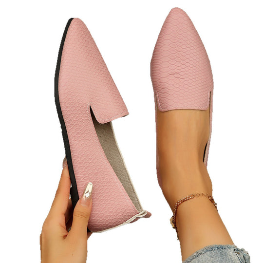 Damen elegante und bequeme Ballerinas mit spitzem Design R&B