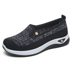 Damen Komfortable Strick-Sneaker mit rutschfester Sohle R&B