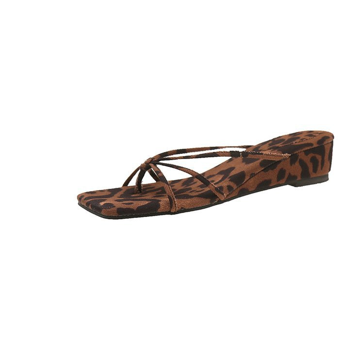 Damen bequeme Wedge-Sandalen mit elegantem Riemendesign R&B