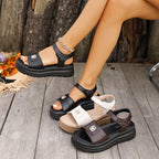 Damen Komfortable Sandalen mit verstellbaren Riemen und modischem Design R&B