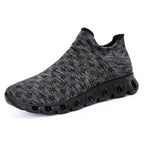Damen Sportliche Stricksneaker mit rutschfester Sohle und elastischem Schaft